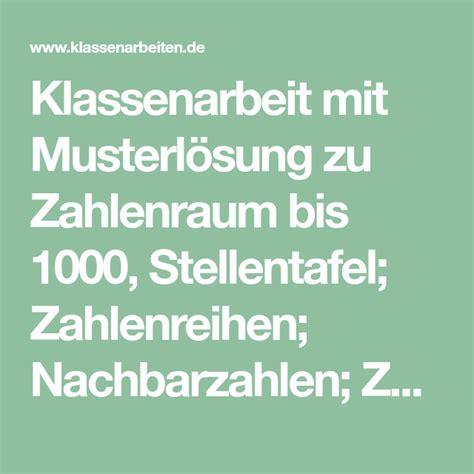 Simple online tool to merge pdfs. Klassenarbeit mit Musterlösung zu Zahlenraum bis 1000 ...