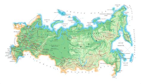 En güncel haritayla aracınızı sürün. Rusya Haritası ve Rusya Uydu Görüntüleri