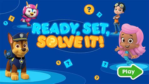 Maybe you would like to learn more about one of these? Nick Jr.: Ready, Set, Solve It! (Online Game ...