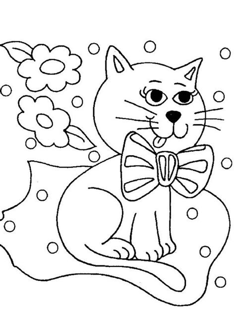 Kat en hond kleurplaat tropicalweather. kleurplaten en zo » Kleurplaten van poezen en katten
