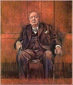 Sutherland received 1,000 guineas in compensation for the painting, a sum funded by donations from members of the house of commons and house of lords. Sentado frente al Mundo: El retrato de Churchill