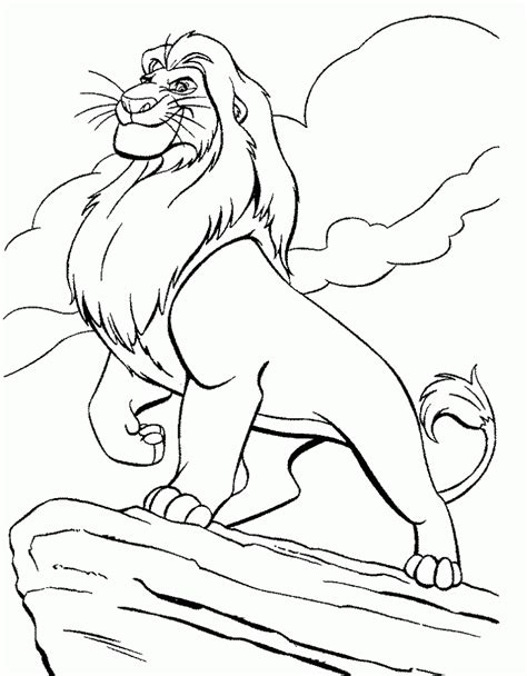 Guarda tutti i disegni da colorare del re leone www printable the lion king mufasa free 0e71 coloring page. The Lion King Coloring Pages Mufasa - Coloring Home