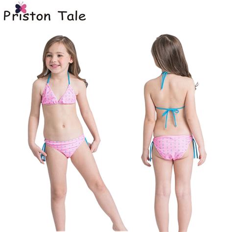 The young model 9 years old in fashion style. 2017 Hot Sale Striped Children's Swimsuit Girls Swimwear ...