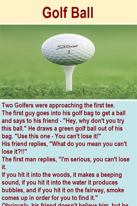 Find golf tips for beginners, to swing tips on a proper golf stance, and selecting the best. GOLF BALL #funny #humor #humour #jokes #golfinghumour ...