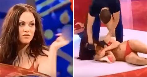 Looking for more camel toe? Male Game Show Contestant Snaps After Bikini-Clad Woman ...