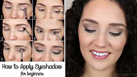 If you feel you need a hint of lightness, you can apply a little light shimmer shadow to the inner corner of the eye. How to Apply Eyeshadow for Beginners - YouTube
