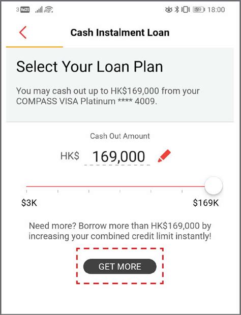 Tap more, under manage cards & loans select temporary credit limit increase. Instant Cash | DBS Hong Kong