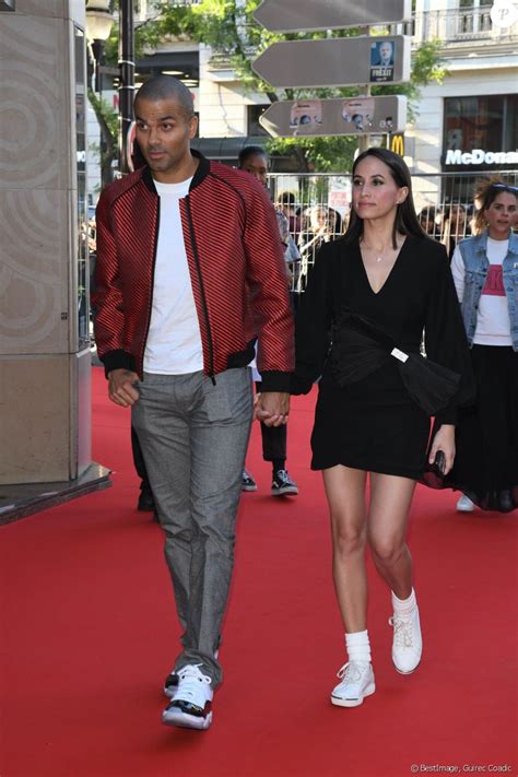 Le blog tv news (in french). Tony Parker et sa femme Axelle Francine à la première de ...