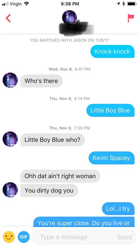 I was there for four hours and felt overwhelmed :( it was like shopping for guys. His profile said he does stand-up comedy... : Tinder