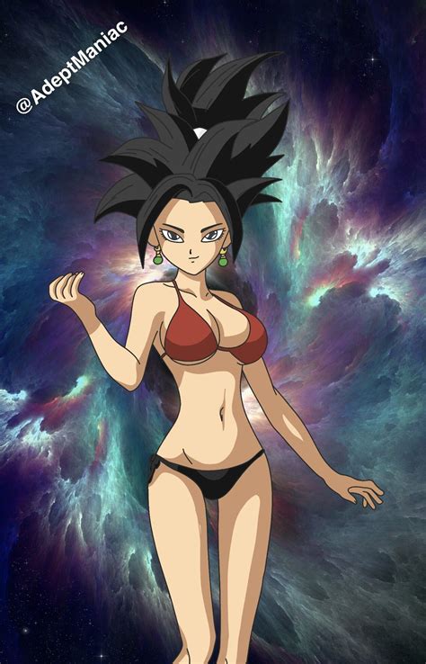 Kefla's hairstyle is a mixture of both of those owned by the female saiyans, being spiky like caulifla's with bangs framing both sides of her face while the majority of her hair is. Pin en Kefla