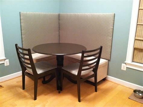 Just like this breakfast nook design. My "take it with you" banquette/breakfast nook. The table ...