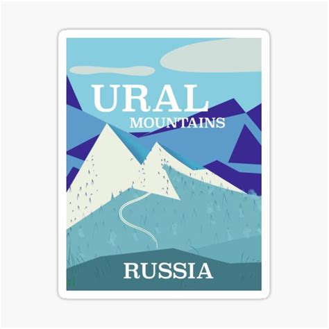 Erkunden sie die besten spots von uralgebirge! Sticker: Ural | Redbubble