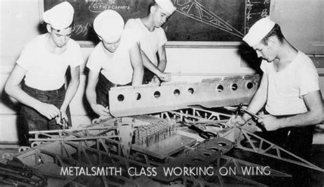 Dyer on may 23, 1959 in springfield, il. Florida Memory • Metalsmith class working on wing at the ...