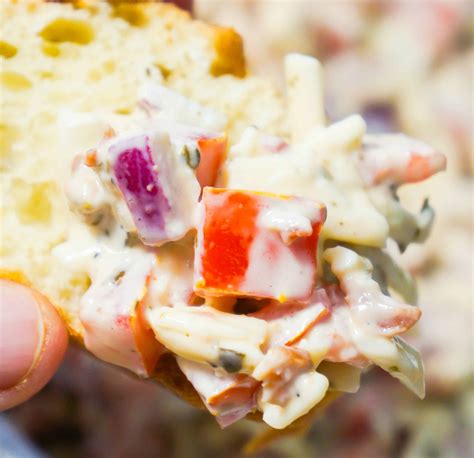 This is a fail proof version of bruschetta! Bacon Bruschetta Party Dip - This is Not Diet Food