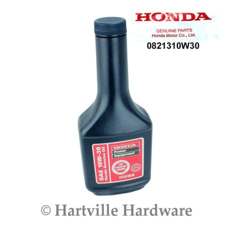 Formulated to meet the unique needs of power equipment. Honda #08213-10W30 Motor Oil, 12 oz. | Hartville Hardware ...