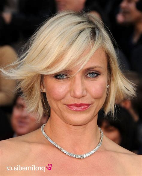 Turn your head upside down, and gently tease hair on the crown to naturally create volume. Prom hairstyle Cameron Diaz Cameron Diaz - Best Hairstyle ...