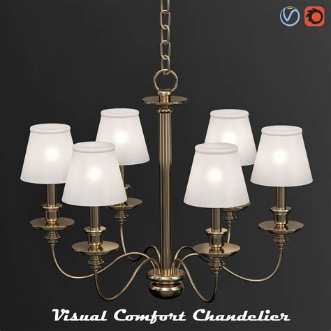 Maybe you would like to learn more about one of these? Visual Comfort Chandelier 3D model | CGTrader