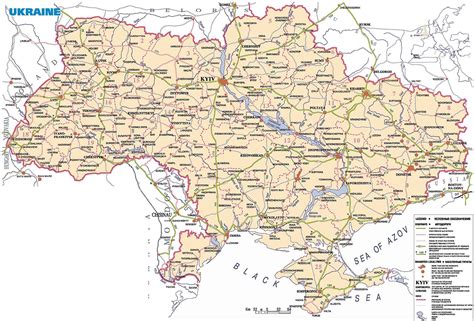 CARTES DE L'UKRAINE - Encyclopédie Globale™