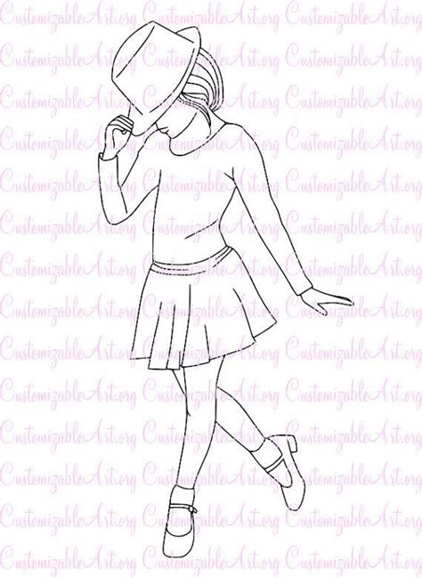 Call of duty coloring pages to print free. Tap Dance Digital Stamp Tap Dancer Digi Stamp Girl Tap ...