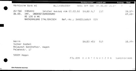 Deutsche bank can adjust to your needs, allowing you to move around as freely as you want if you need to carry out operations from around the world, you can use the deutsche bank online service, which comprises two remote services: Kontoauszüge - Relaunch Bahnhofstr Hagen