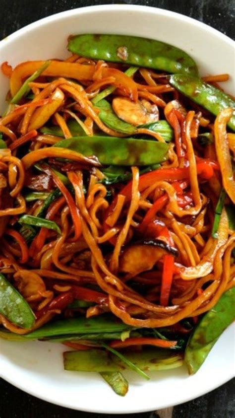 Chow mein fried noodles serve as a next or base for the vegetables and oyster sauce. Vegetable Lo Mein | Recipe | Tasty vegetarian recipes ...