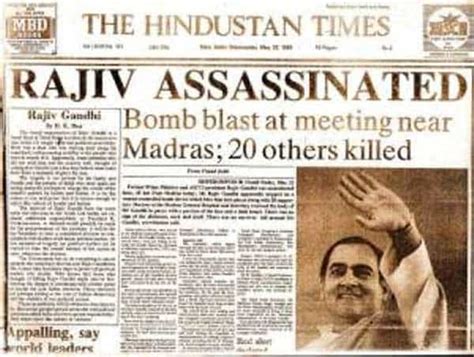 The assassination was the aftermath of the 'operation blue star' carried out by the indian army at the behest of prime minister indira gandhi. Landmark News Headlines In India That Skko Our Conscience