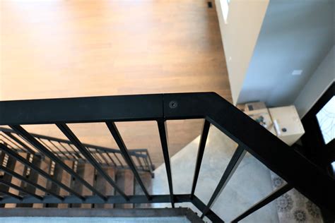 Maximum 7 inch stair riser height and minimum 4 inch stair riser height. Custom Railing, Portfolio #18