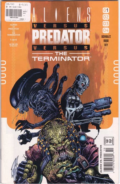 Aliens versus predator versus the terminator is a comic published by dark horse comics about fictional characters from three separate movie series: ALIENS vs PREDATOR vs THE TERMINATOR | Alien vs predator ...