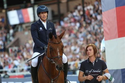 Internationell hoppning från global champions league, deltävling 2 i ligan. Henrik von Eckermann rider inte Rolex Grand Prix | Ridsport