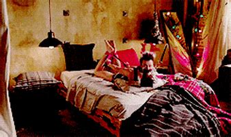 Then get a blindfold, keep sitting next to him or lay close, but not too close, observe, see him breathing while he can't see a thing. Glee Bed GIF - Find & Share on GIPHY