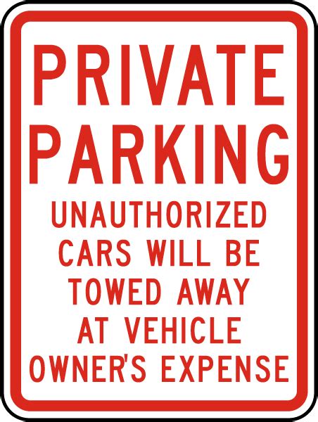 We did not find results for: Private Parking Cars Will Be Towed Sign W2968 - by ...