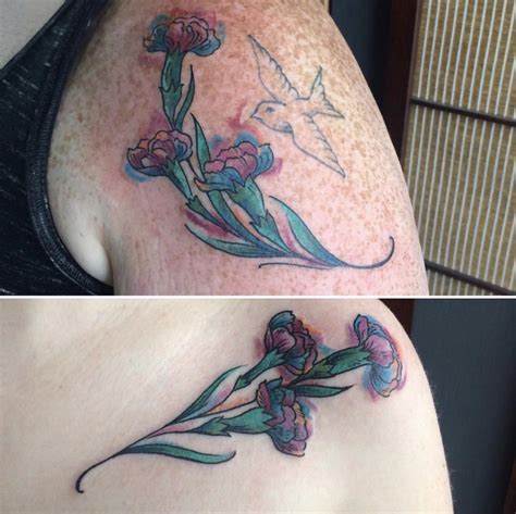 Check spelling or type a new query. Matching Watercolor flower tattoo I got with my best ...