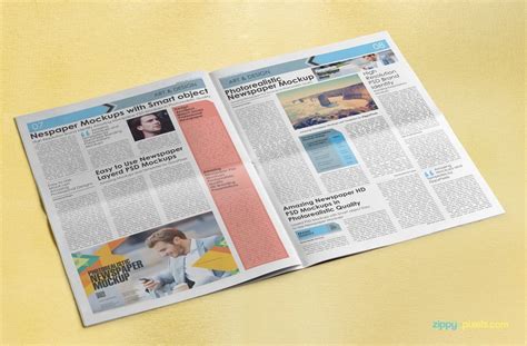 All free mockups consist of unique design with smart object layer for easy edit. 50+ Newspaper Mockup FREE and Premium Design Templates - Candacefaber