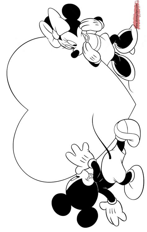 Free printable mickey and minnie mouse coloring pages. Mickey And Minnie Coloring Pages Mickey Mouse Valentine ...