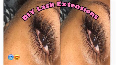 Enjoy this funny yet somehow successful. DIY Lash Extensions At Home - YouTube