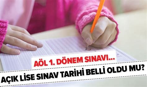 Aöl sınav giriş ekranı, açık lise sınavlarının başlamasının ardından erişime açıldı. Son dakika: Açık lise sınav tarihi belli oldu mu? 2020 1 ...