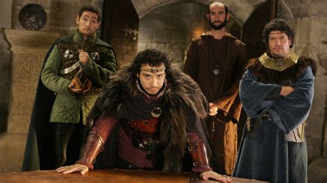 Kaamelott is a french series that originally replaced another successful series, caméra café, but soon became even more popular. La Taverne de Kaamelott - Le Bar - Halo.fr Forums
