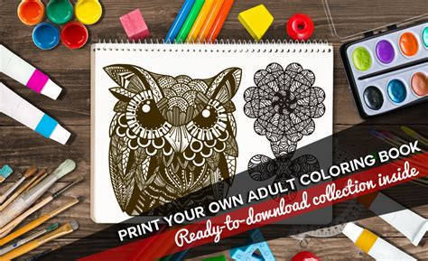 Download Print your own Adult Coloring Book - Download here