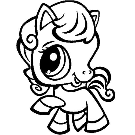 Il permet de réviser en s'amusant. Coloriage pet shop poney en Ligne Gratuit à imprimer