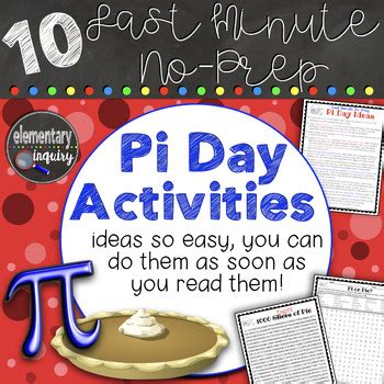 Cute happy pi day stickers funny pi day gifts. Last Minute, No-Prep Pi Day Activity Ideas by Elementary ...