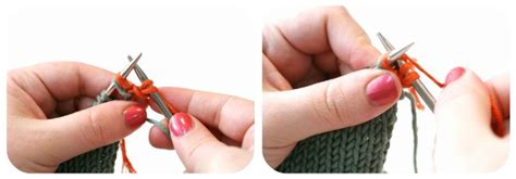 Knit first two stitches step 3: Χειροτεχνήματα: υπέροχο τελείωμα για πλεκτά / I-Cord Bind ...