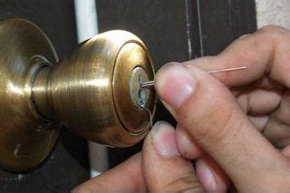 So they're not opening it the nice. How to Unlock Your House Door Without Using Keys | eHow ...