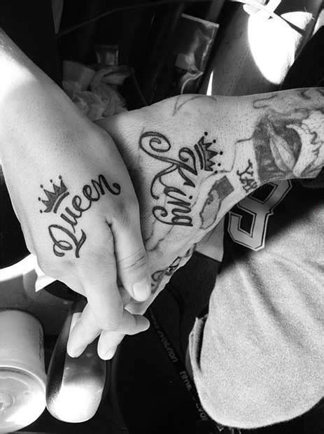 7 wrist king + queen tattoo. 51 King and Queen Tattoos for Couples | Page 3 of 5 | StayGlam