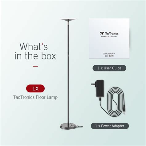 It features different color modes and brightness levels and a stylish flexible gooseneck that allows for the light to shine where you need it most. TaoTronics Smart LED Floor Lamp Works with Alexa 65â€ /166 ...