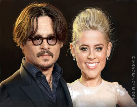 Amber heard's instagram profile summarysource: Amber Heard Jonnny Depp Caricature by orange buddhas