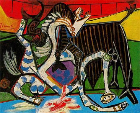 Bullfight Famous Painting By Pablo Picasso 9
