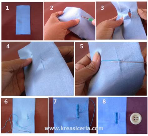 Cara membuat lubang kancing baju untuk membuat lubang kancing baju ini memang diperlukan latihan. Membuat Lubang Kancing Baju Dengan Cara Manual