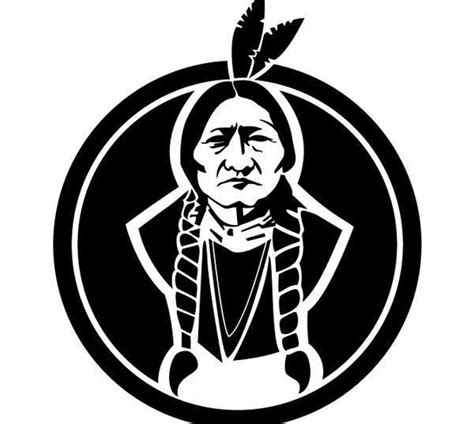 According to the plan, there are eight rooms and two bedrooms, one full bath. Sitting Bull Chief Vector | Sitting bull, Bull tattoos ...