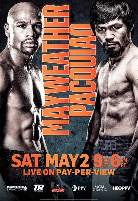 Mayweather won the fight according to the ring judges. Mayweather-Pacquiao Official Fight Poster | BlackSportsOnline