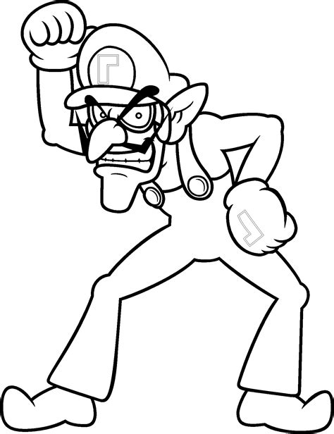 Download printable lego waluigi coloring page. Waluigi Coloring by Blistinaorgin on DeviantArt